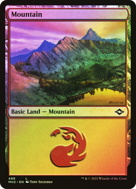 Mountain (#488)\nModern Horizons 2\nSingle\nMagic The Gathering