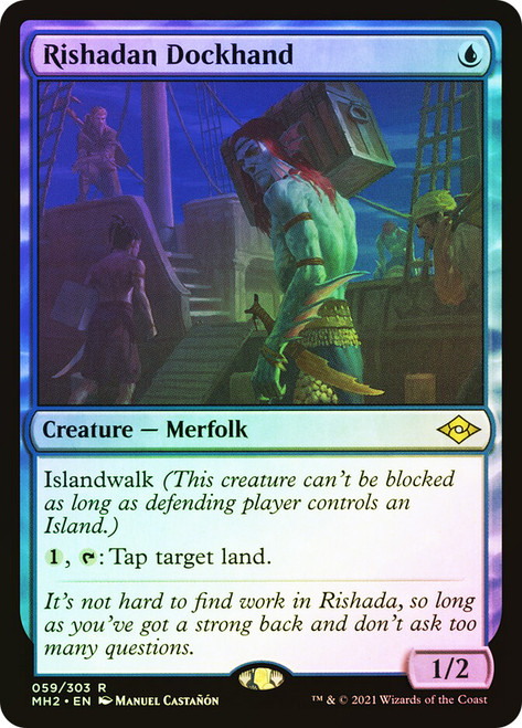Rishadan Dockhand\nModern Horizons 2\nSingle\nMagic The Gathering