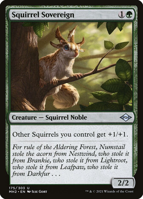 Squirrel Sovereign\nModern Horizons 2\nSingle\nMagic The Gathering