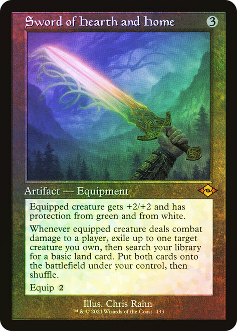 Sword of Hearth and Home (Retro Frame)\nModern Horizons 2 - Retro Frame\nSingle\nMagic The Gathering