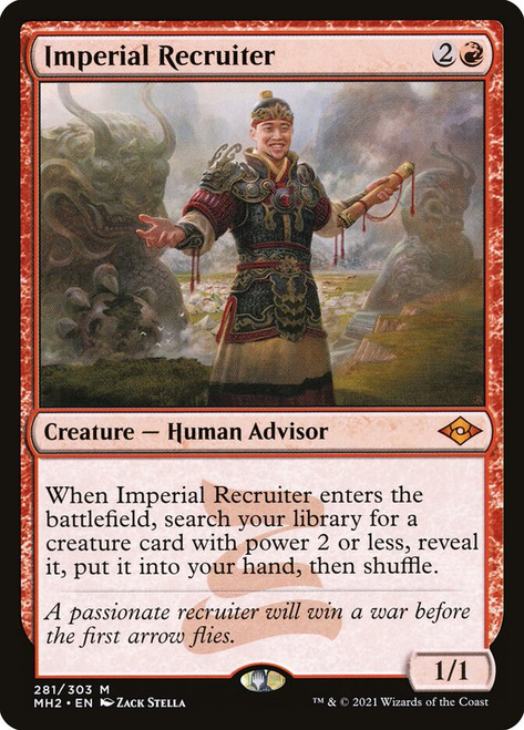 Imperial Recruiter\nModern Horizons 2\nSingle\nMagic The Gathering