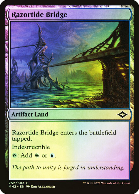 Razortide Bridge\nModern Horizons 2\nSingle\nMagic The Gathering