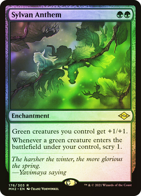 Sylvan Anthem\nModern Horizons 2\nSingle\nMagic The Gathering