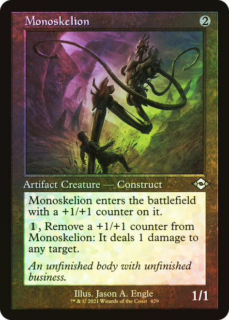 Monoskelion (Retro Frame)\nModern Horizons 2 - Retro Frame\nSingle\nMagic The Gathering