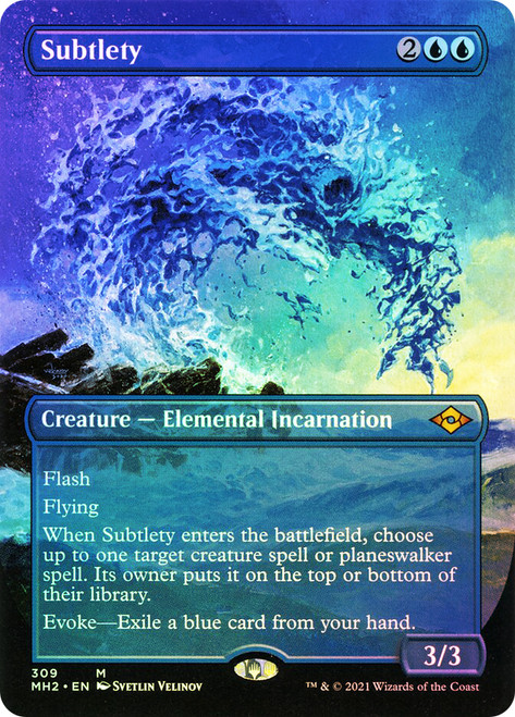 【最安！】MTG 緻密/Subtlety シヴァレインボーFOIL 最安！】MTG 緻密/Subtlety シヴァレインボーFOIL Subtlety