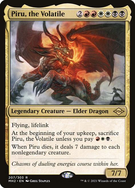 Piru, the Volatile\nModern Horizons 2\nSingle\nMagic The Gathering
