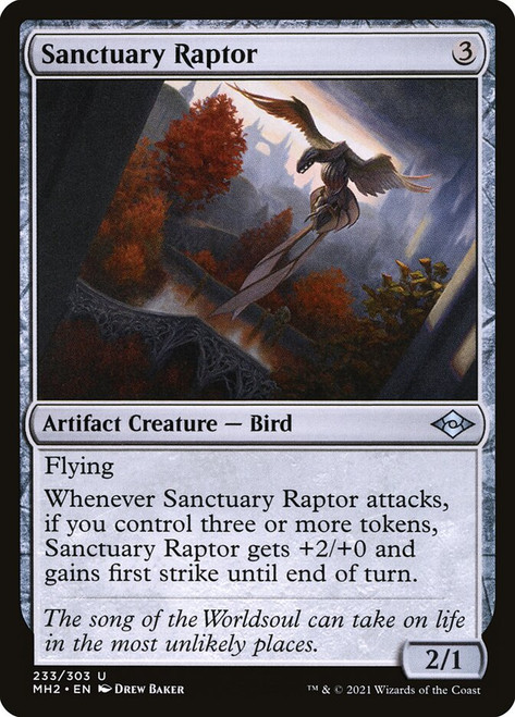Sanctuary Raptor\nModern Horizons 2\nSingle\nMagic The Gathering