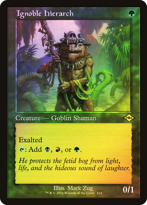 Ignoble Hierarch (Retro Frame)\nModern Horizons 2 - Retro Frame\nSingle\nMagic The Gathering