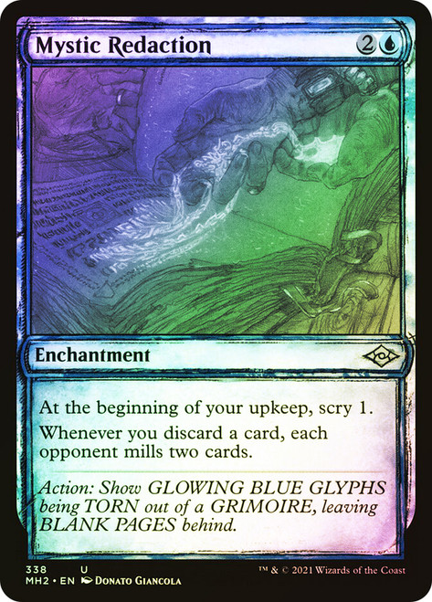 Mystic Redaction (Showcase)\nModern Horizons 2 - Variants\nSingle\nMagic The Gathering