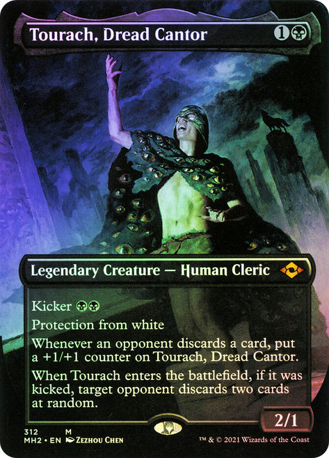 Tourach, Dread Cantor (Borderless)\nModern Horizons 2 - Variants\nSingle\nMagic The Gathering