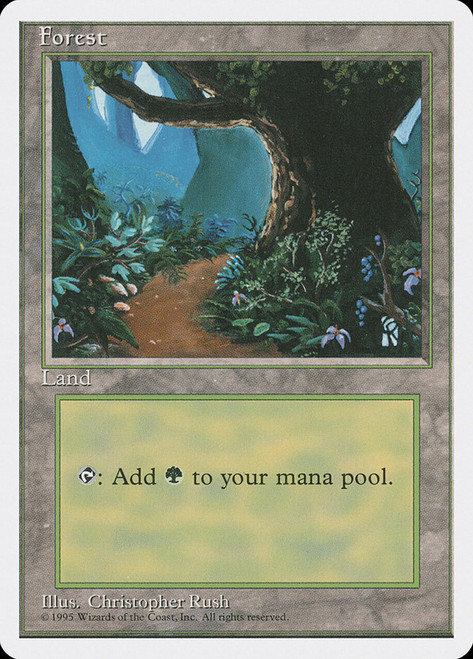 Forest (A) | 4th Edition - Alternate | Star City Games