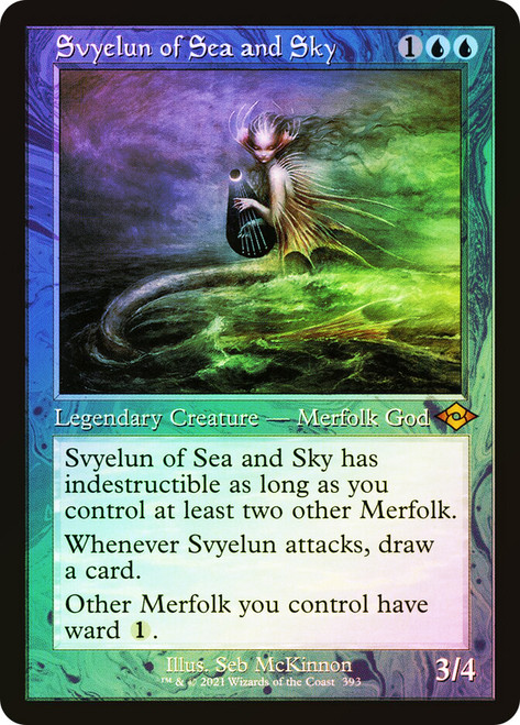 Svyelun of Sea and Sky (Retro Frame)\nModern Horizons 2 - Retro Frame\nSingle\nMagic The Gathering