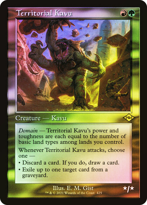 Territorial Kavu (Retro Frame)\nModern Horizons 2 - Retro Frame\nSingle\nMagic The Gathering