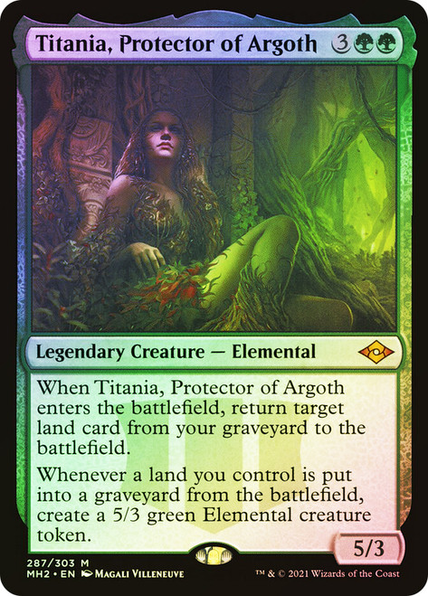 Titania, Protector of Argoth\nModern Horizons 2\nSingle\nMagic The Gathering