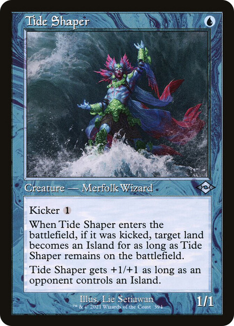Tide Shaper (Retro Frame)\nModern Horizons 2 - Retro Frame\nSingle\nMagic The Gathering
