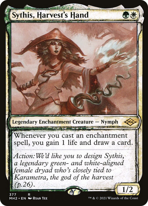 Sythis, Harvest's Hand (Showcase)\nModern Horizons 2 - Variants\nSingle\nMagic The Gathering