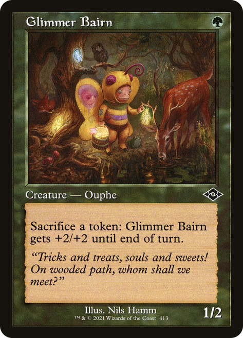 Glimmer Bairn (Retro Frame)\nModern Horizons 2 - Retro Frame\nSingle\nMagic The Gathering
