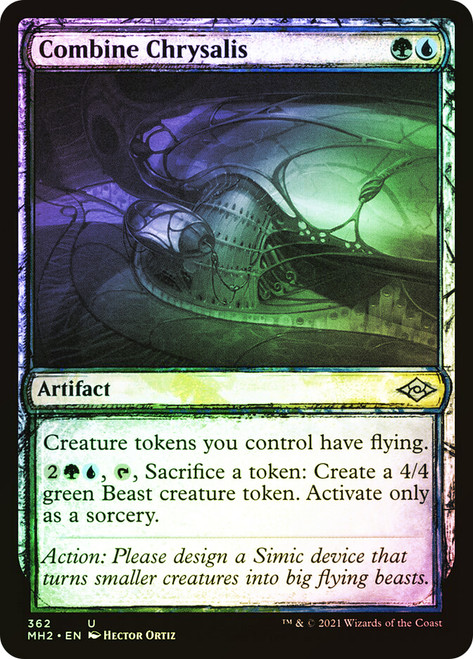 Combine Chrysalis (Showcase)\nModern Horizons 2 - Variants\nSingle\nMagic The Gathering