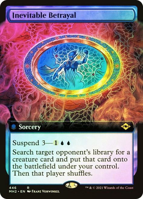 Inevitable Betrayal (Extended Art)\nModern Horizons 2 - Variants\nSingle\nMagic The Gathering
