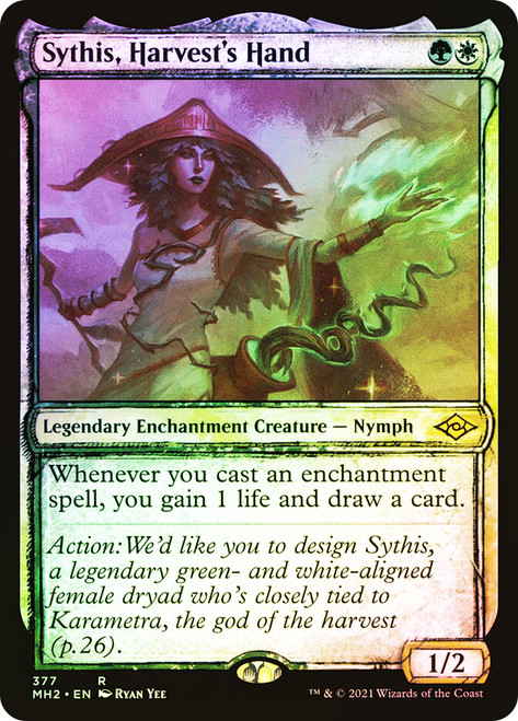 Sythis, Harvest's Hand (Showcase)\nModern Horizons 2 - Variants\nSingle\nMagic The Gathering