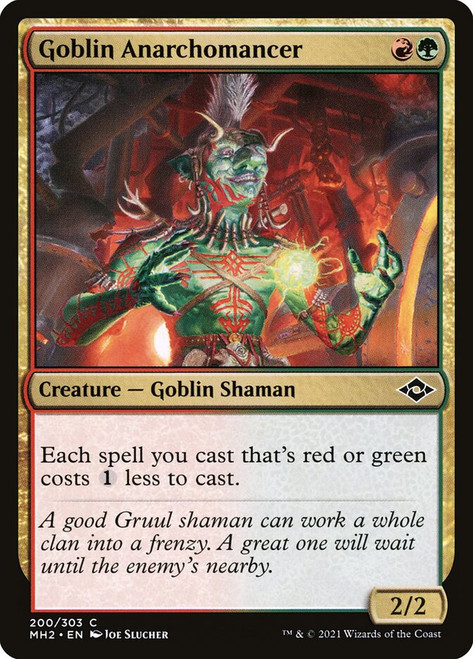 Goblin Anarchomancer\nModern Horizons 2\nSingle\nMagic The Gathering