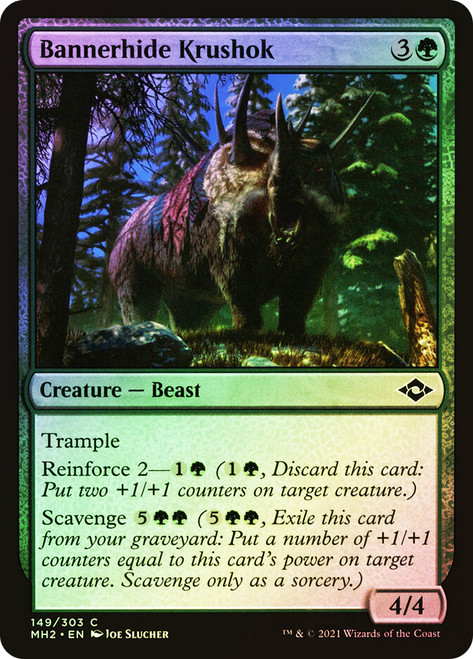 Bannerhide Krushok\nModern Horizons 2\nSingle\nMagic The Gathering