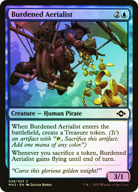 Burdened Aerialist\nModern Horizons 2\nSingle\nMagic The Gathering