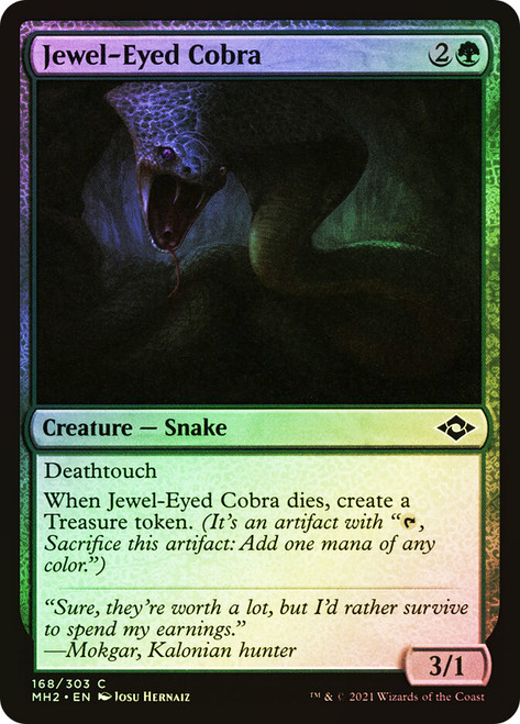 Jewel-Eyed Cobra\nModern Horizons 2\nSingle\nMagic The Gathering