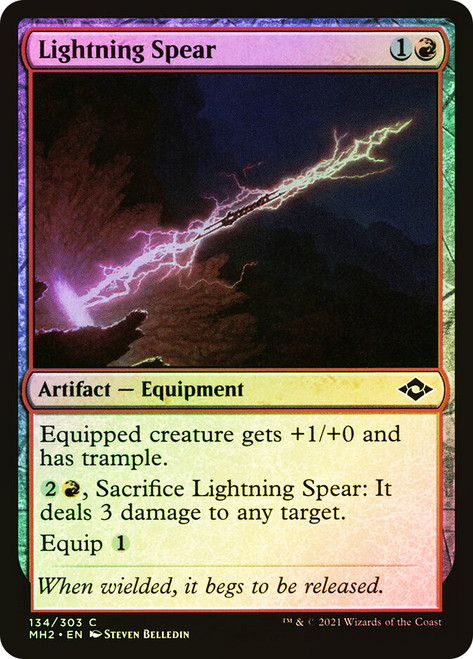Lightning Spear\nModern Horizons 2\nSingle\nMagic The Gathering