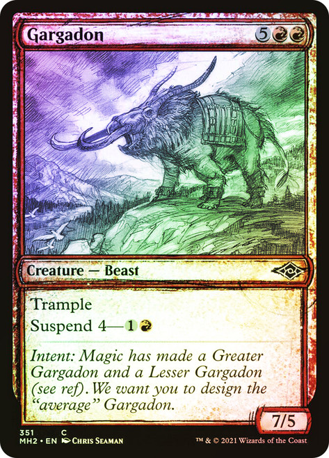 Gargadon (Showcase)\nModern Horizons 2 - Variants\nSingle\nMagic The Gathering
