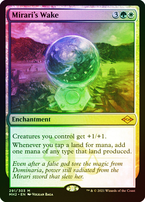 Mirari's Wake (Foil Etched)\nModern Horizons 2 - Foil Etched\nSingle\nMagic The Gathering