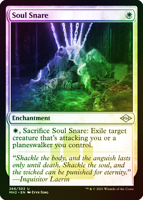 Soul Snare (Foil Etched)\nModern Horizons 2 - Foil Etched\nSingle\nMagic The Gathering