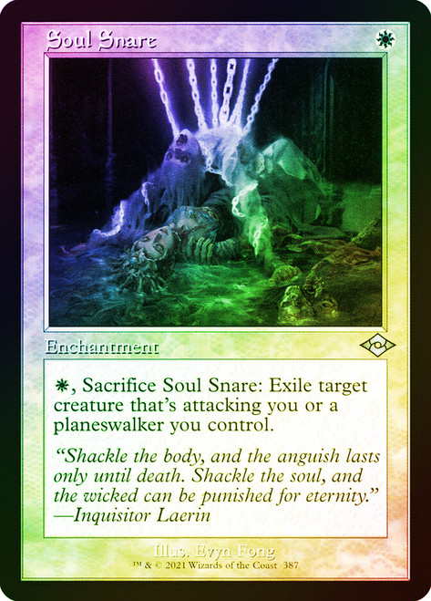 Soul Snare (Retro Frame) (Foil Etched)\nModern Horizons 2 - Foil Etched\nSingle\nMagic The Gathering