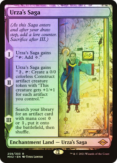 Urza's Saga (Prerelease) (Modern Horizons 2)\nPromo: Date Stamped\nSingle\nMagic The Gathering