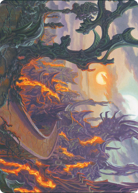 {Drossforge Bridge Art Card}\nArt Series\nSingle\nMagic The Gathering