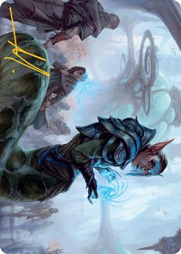 {Lonis, Cryptozoologist Art Card} (Signed)
Art Series
Single
Magic The Gathering