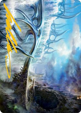 {Mistvault Bridge Art Card} (Signed)
Art Series
Single
Magic The Gathering