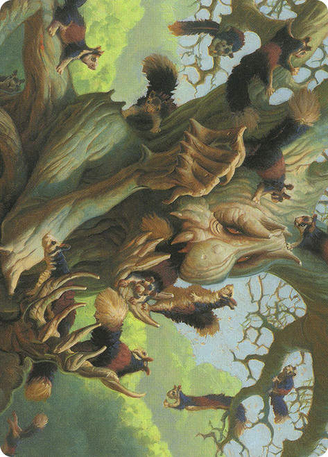 {Scurry Oak Art Card}\nArt Series\nSingle\nMagic The Gathering