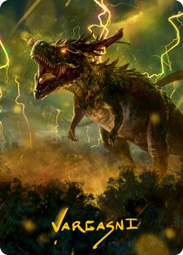 {Thrasta, Tempest's Roar Art Card} (#42) (Signed)
Art Series
Single
Magic The Gathering