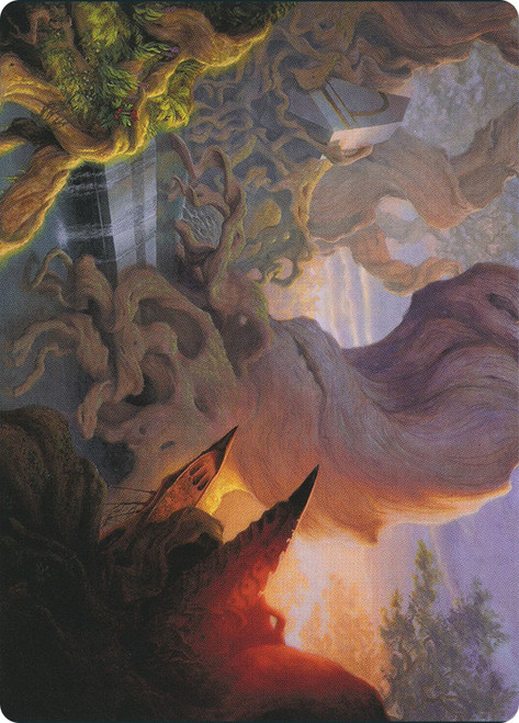 {Yavimaya, Cradle of Growth Art Card}\nArt Series\nSingle\nMagic The Gathering