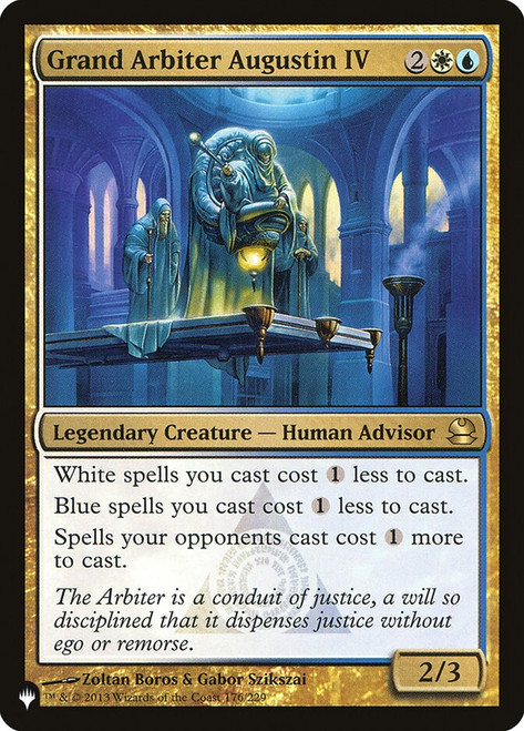 Grand Arbiter Augustin IV\nPlaneswalker Symbol Reprints\nSingle\nMagic The Gathering