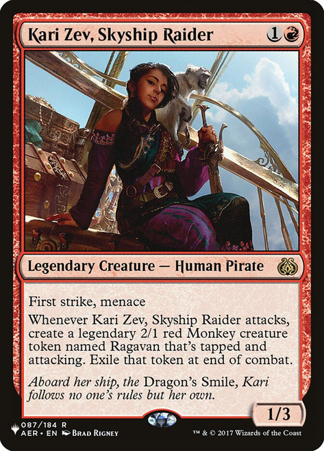 Kari Zev, Skyship Raider\nPlaneswalker Symbol Reprints\nSingle\nMagic The Gathering
