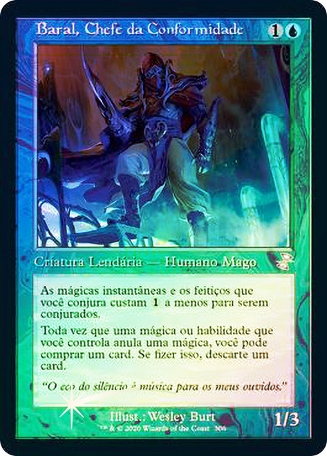 Baral, Chief of Compliance
Time Spiral Remastered - Timeshifted - Portuguese
Single
Magic The Gathering
