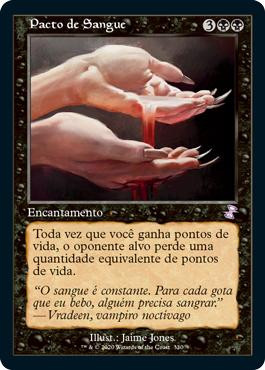 Sanguine Bond
Time Spiral Remastered - Timeshifted - Portuguese
Single
Magic The Gathering