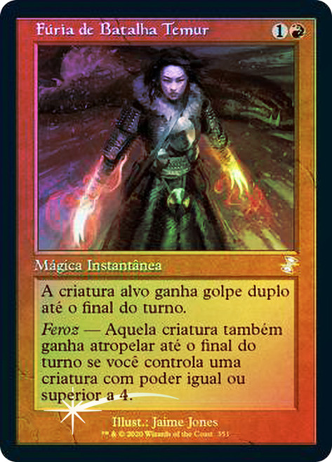 Temur Battle Rage (Retro Frame) | Time Spiral Remastered