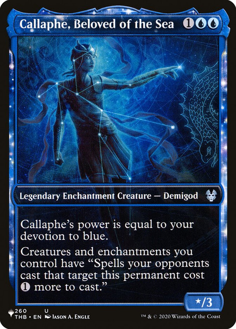 Callaphe, Beloved of the Sea (Showcase)\nPlaneswalker Symbol Reprints\nSingle\nMagic The Gathering
