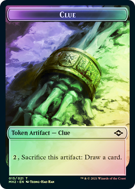 {Clue Token} (#15) // {Crab Token}\nModern Horizons 2\nSingle\nMagic The Gathering