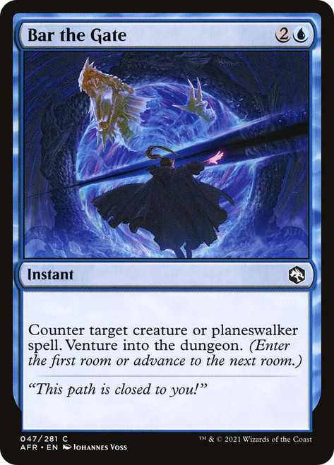 Bar the Gate\nAdventures in the Forgotten Realms\nSingle\nMagic The Gathering