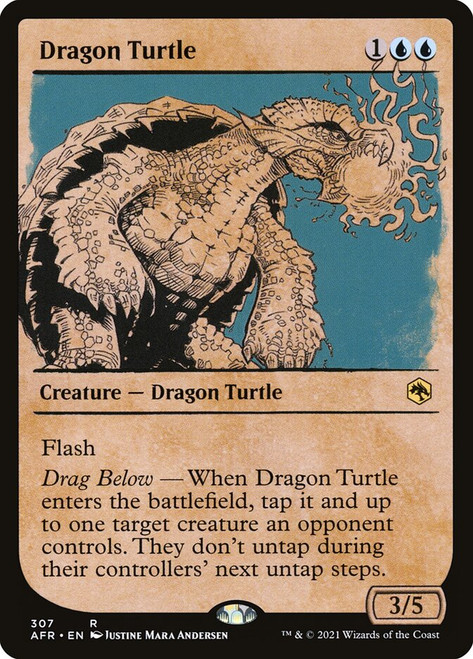 Dragon Turtle (Showcase)\nAdventures in the Forgotten Realms - Variants\nSingle\nMagic The Gathering