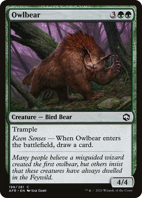 Owlbear\nAdventures in the Forgotten Realms\nSingle\nMagic The Gathering